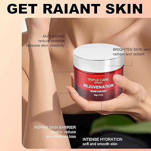 Miniatura 3 de Triple Power Crema hidratante antienvejecimiento  Retinol, ácido hialurónico, vitamina C, niacinamida  Reducción de arrugas, reafirmante,