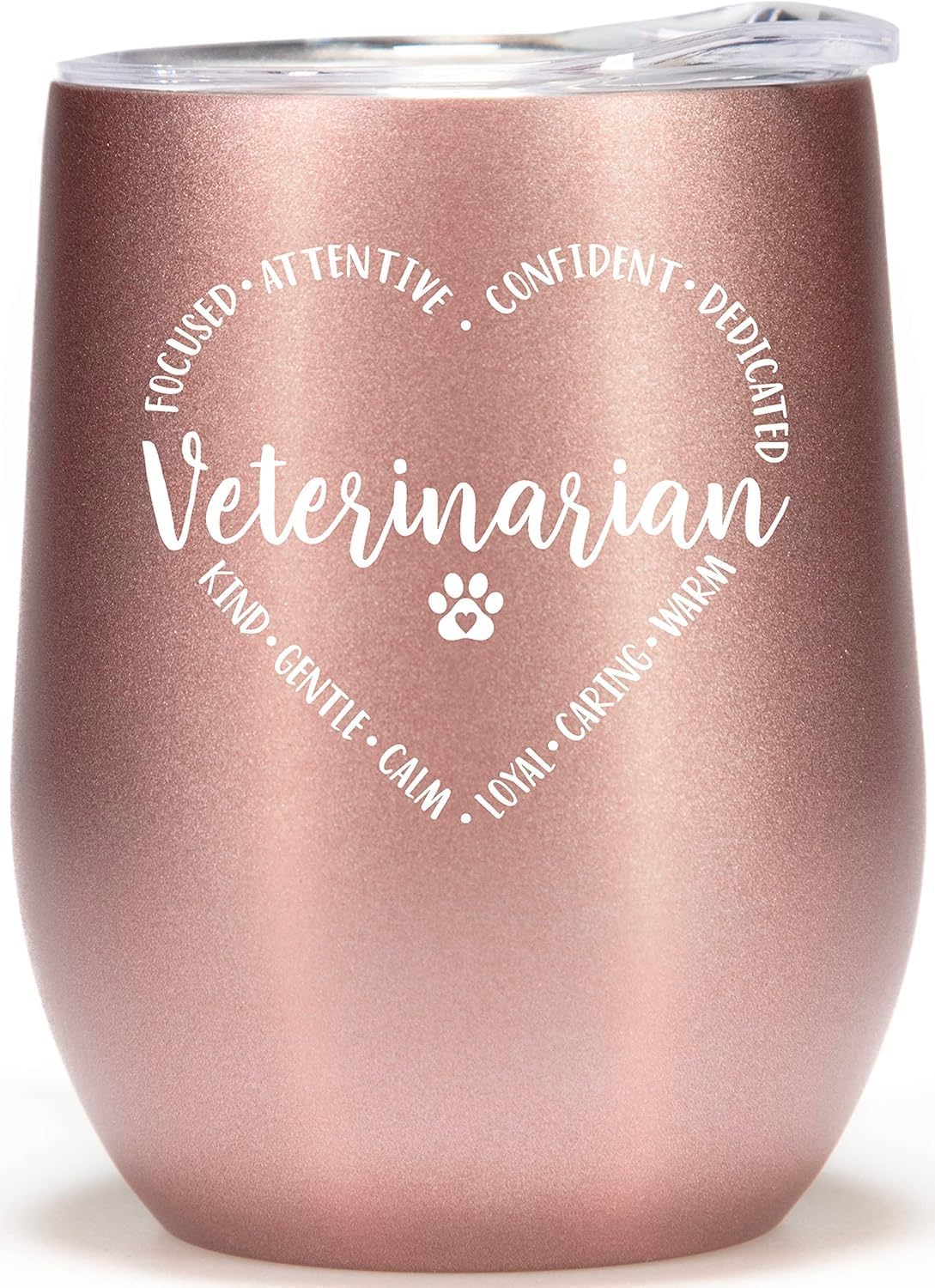Violet & Gale Veterinary Gifts for Women - 12oz Tumbler Cup Wine Glass - Beautiful Veterinarian Coffee Mug for Vet Students, Appreciation Week, Vet School Graduation Gift - Image 8