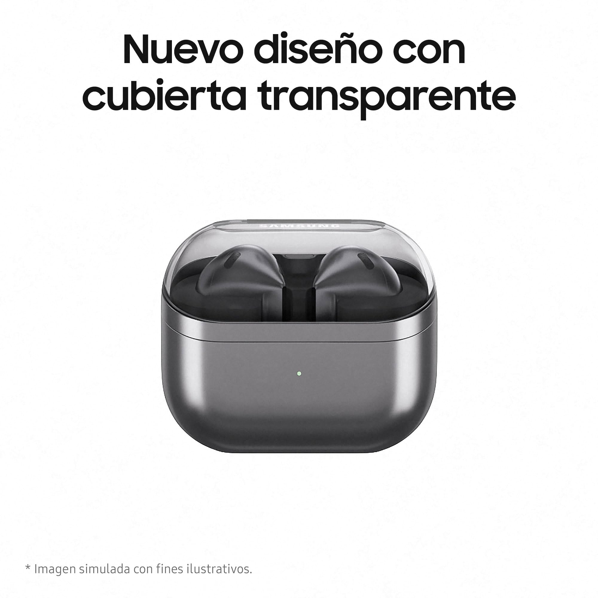 Samsung Galaxy Buds3 + Cargador - Auriculares Inalámbricos, Cancelación de Ruido, Bluetooth, Audio 360, Gris (Versión Española)