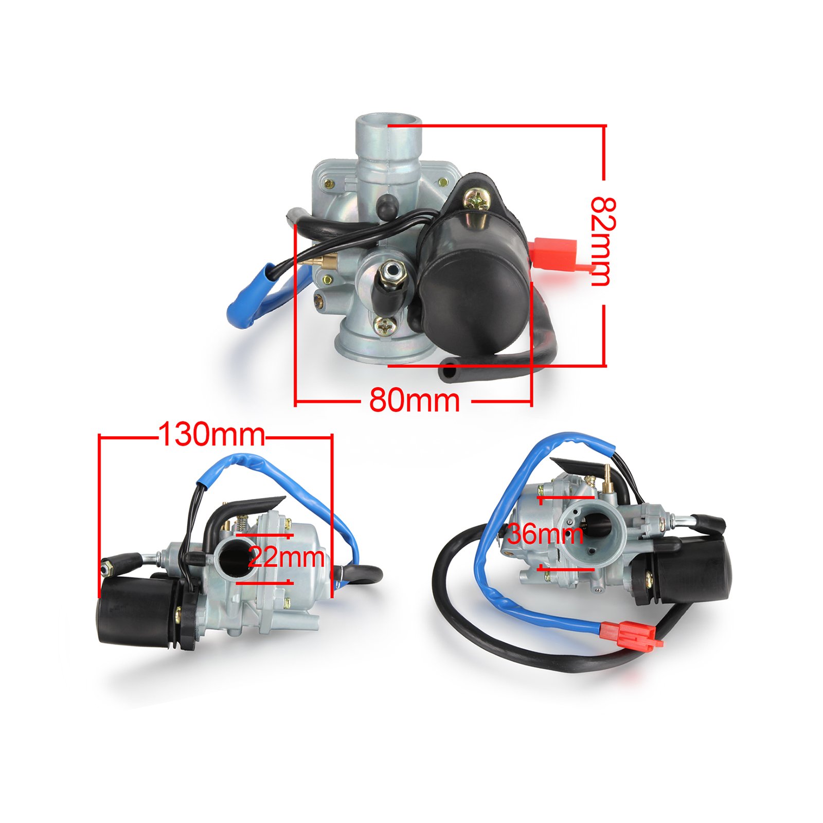 Vergaser-Kit Für Keeway Explorer & Viele 2-Takt Roller - Mit E-Choke, 17,5 Mm Durchlass