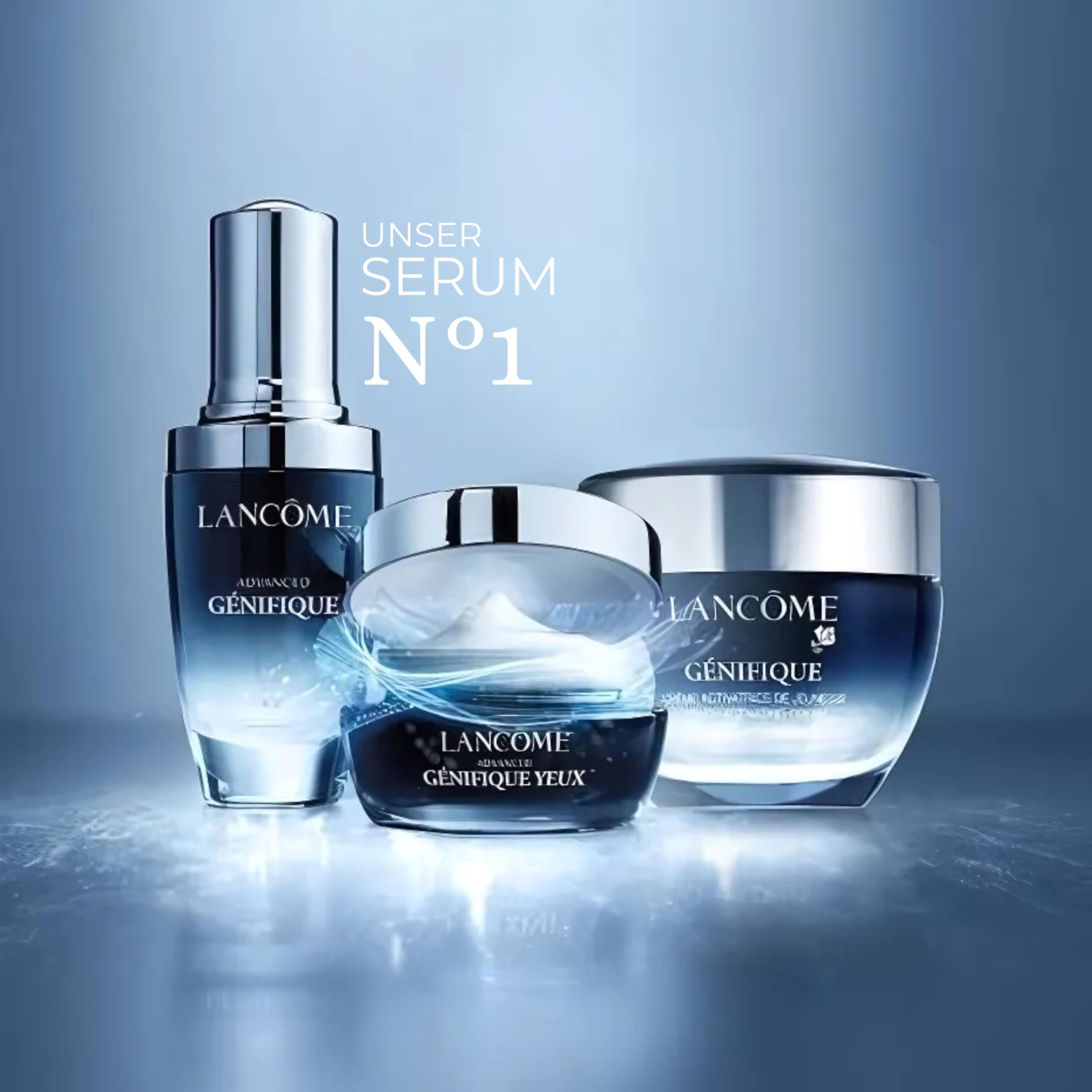 Lancôme Génifique Creme Tagescreme, Anti-Aging Gesichtspflege, intensive Feuchtigkeitspflege mit Hyaluronsäure, ideale Make-up-Grundlage, 50ml