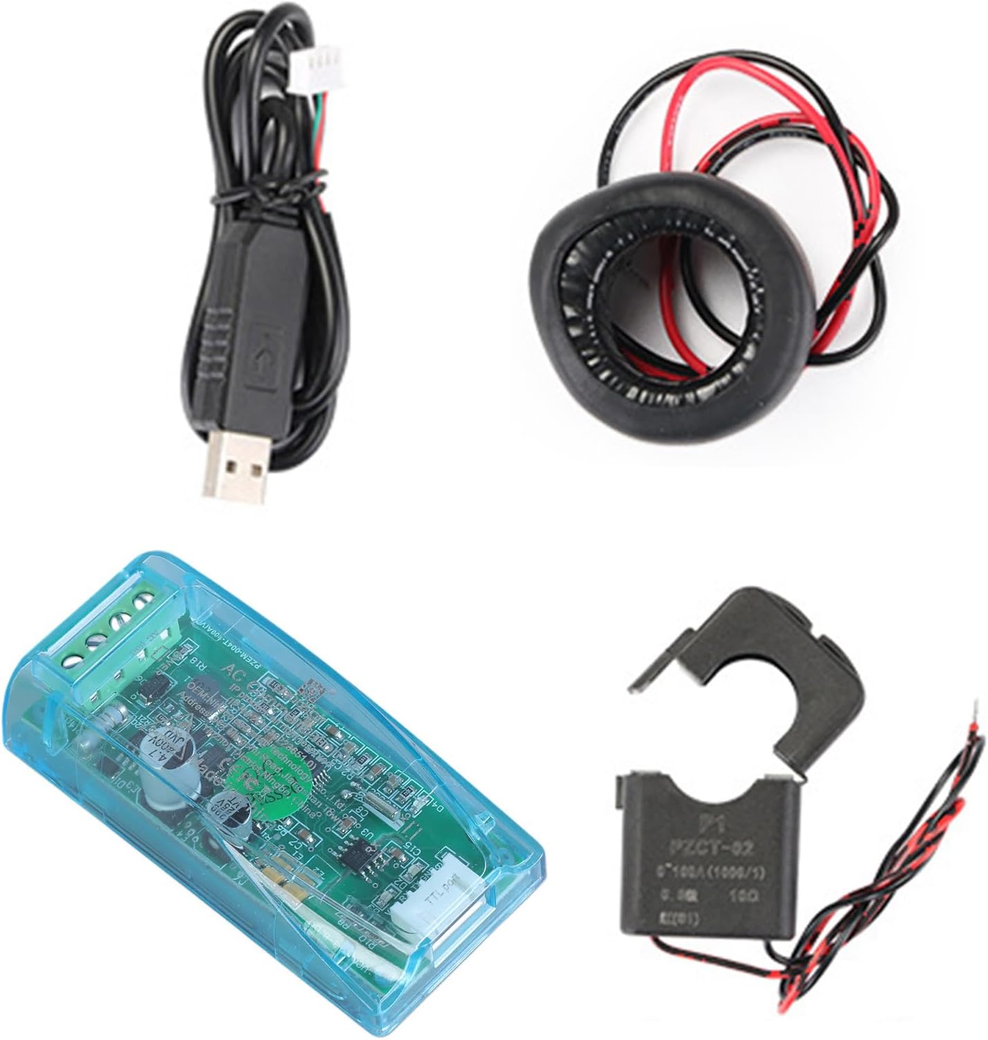 PZEM-004T Stable Communication Module TTL 260V Current Volt-Ampere Energy Meter Single-Phase Watt-Hour Meter