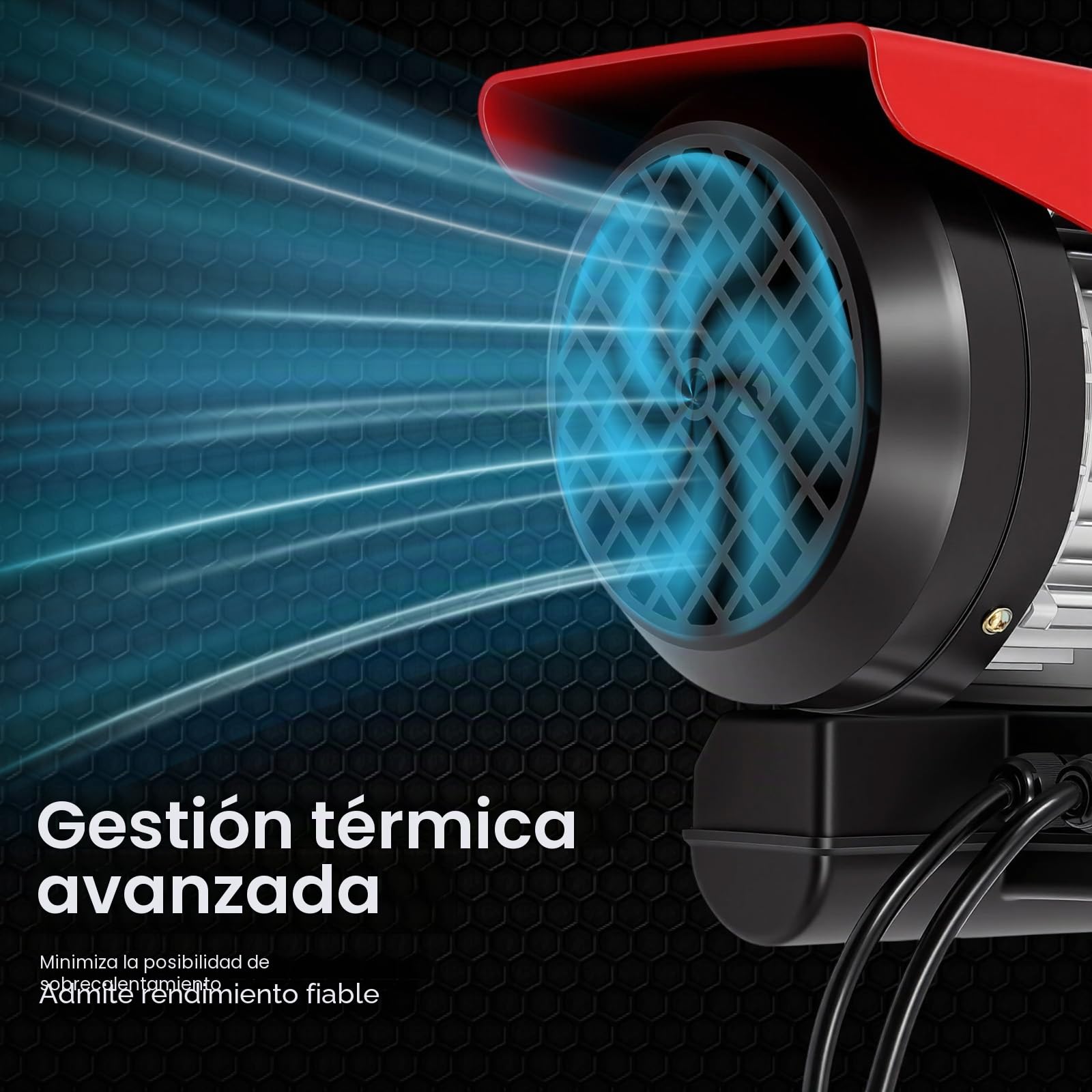 Cabrestante eléctrico Poyujkyhr de 800 kg con doble cuerda, 10 m de altura de elevación, motor de 1350 W, polea con control remoto, velocidad de elevación de 10 m/min, cabrestante de cadena para