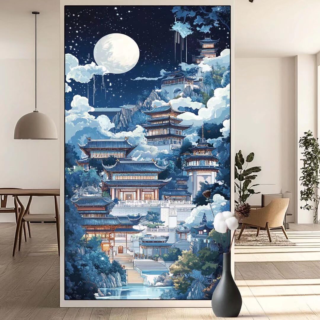 Amazon.com: Moon Diamond Art Kits for Adults, 35 x 71 Inch City