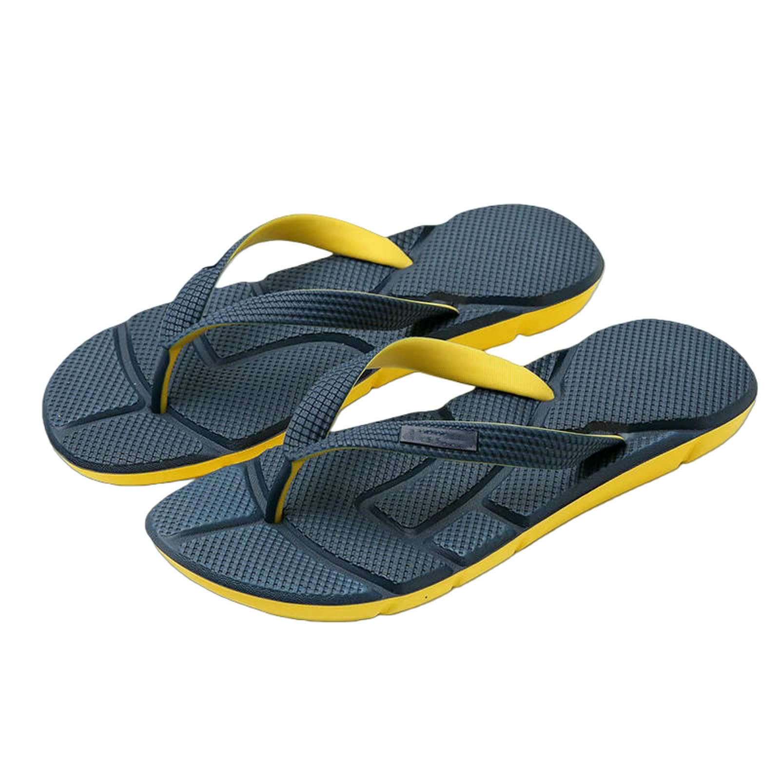 Tongs d'été fashion blue pantoufles hommes flip flops de plage
