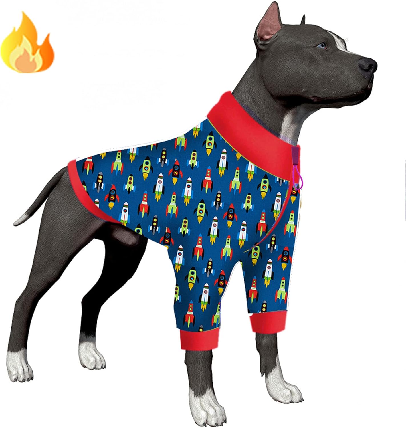 LovinPet Sweater for Pit Bulls Easy Wearing Cold Winter
