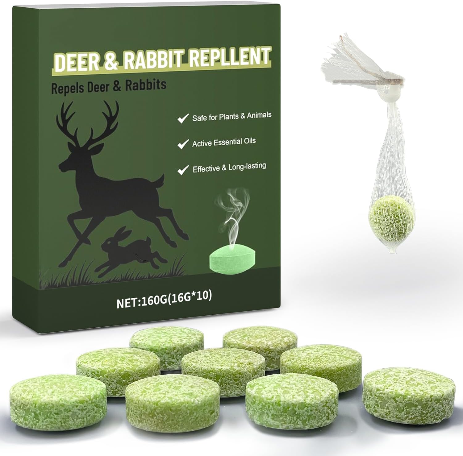 Natural Deer & Rabbit Repellent Balls for Gardens & Plants