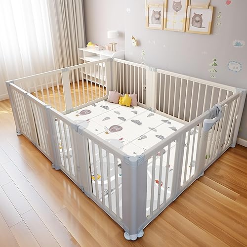 Miniatura 8 de UANLAUO - Alfombra de juego para bebés, 71 x 59 pulgadas, plegable y reversible, para bebés, niños pequeños, niños, para que los bebés jueguen y se