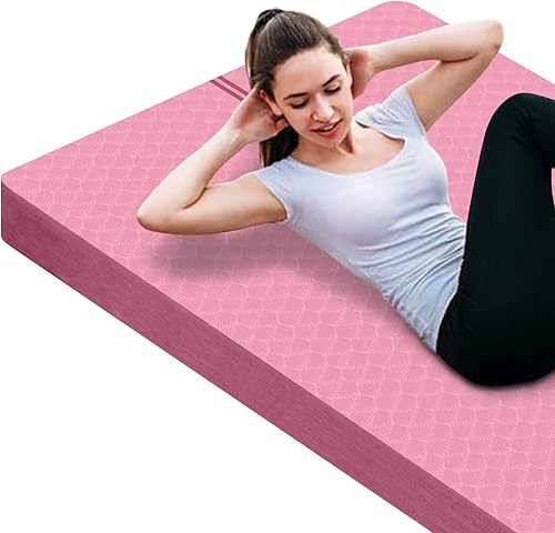 Miniatura 31 de nuveti Tapete Grande para Ejercicios - Tapete de Yoga de 15mm/20mm/30mm de Grosor | Tapete de Ejercicios para Fitness, Yoga, Pilates, Estiramientos