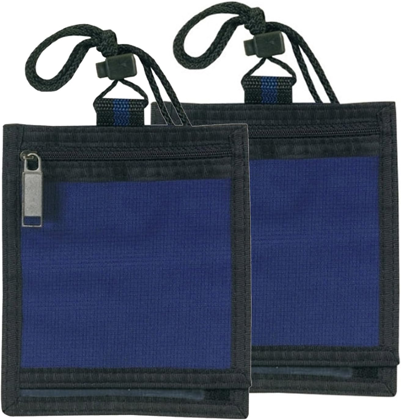 Neck Wallet, BuyAgain Twin Pack Travel Trade Show Badge ID Passport Holder