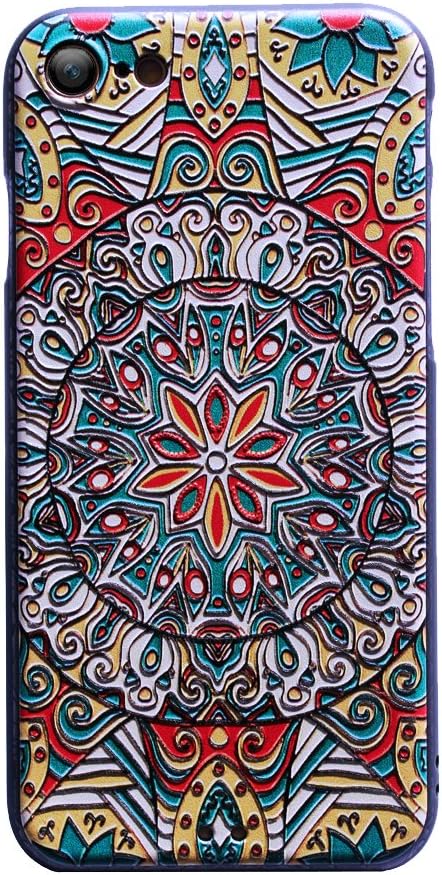 Pleter iPhone 7 Case,iPhone 7 Embossing Series with Special Pattern Designer Case，Protective Case With Soft TPU Bumper for Apple iPhone 7 4.7" Cover,Mystic Compass