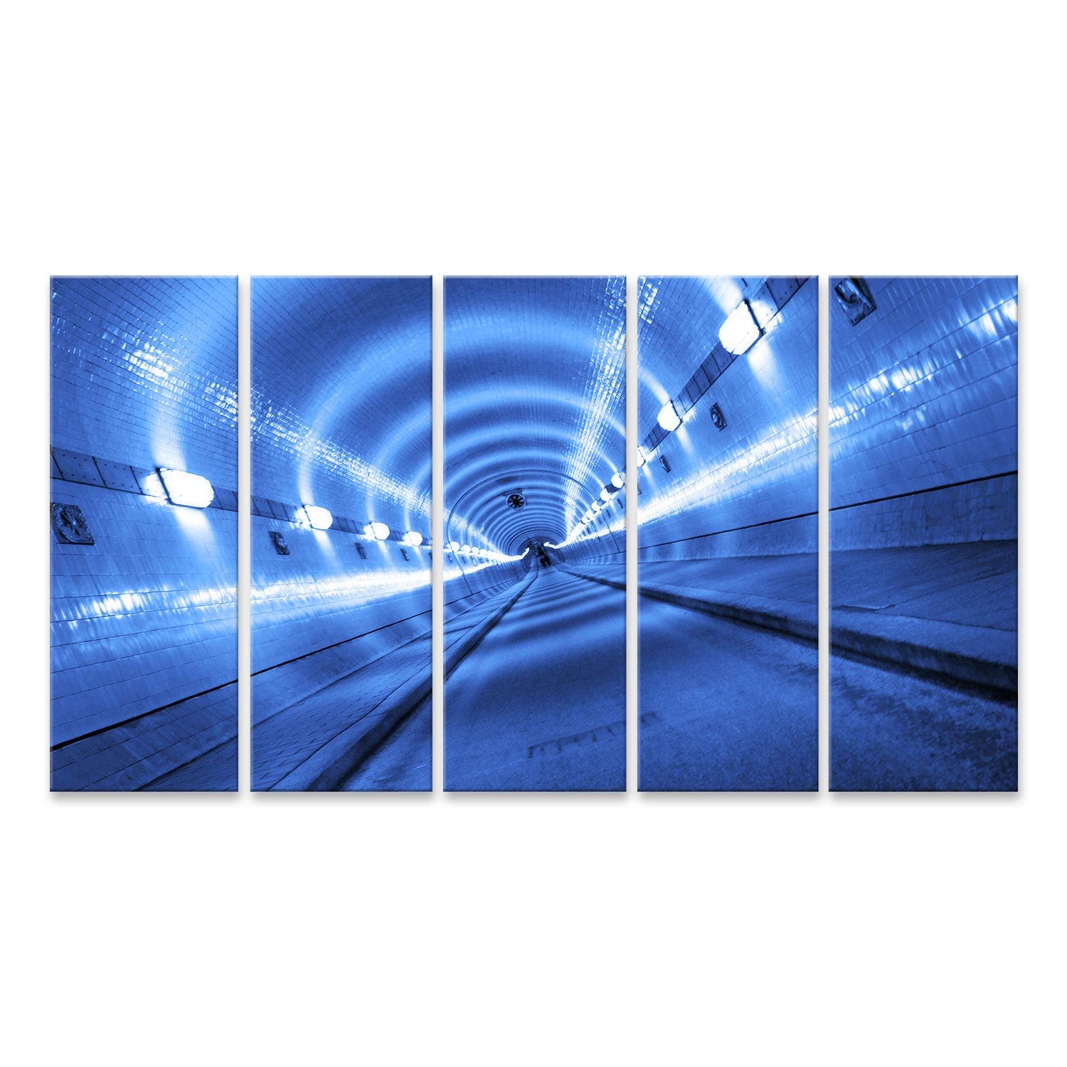 islandburner Cuadro sobre lienzo túnel azul erótico imágenes murales póster