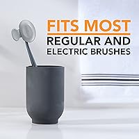 Vista 3 de Steripod Protector de cepillo de dientes con clip con aceites esenciales de naranja, mantiene el cepillo de dientes fresco y limpio, se adapta a