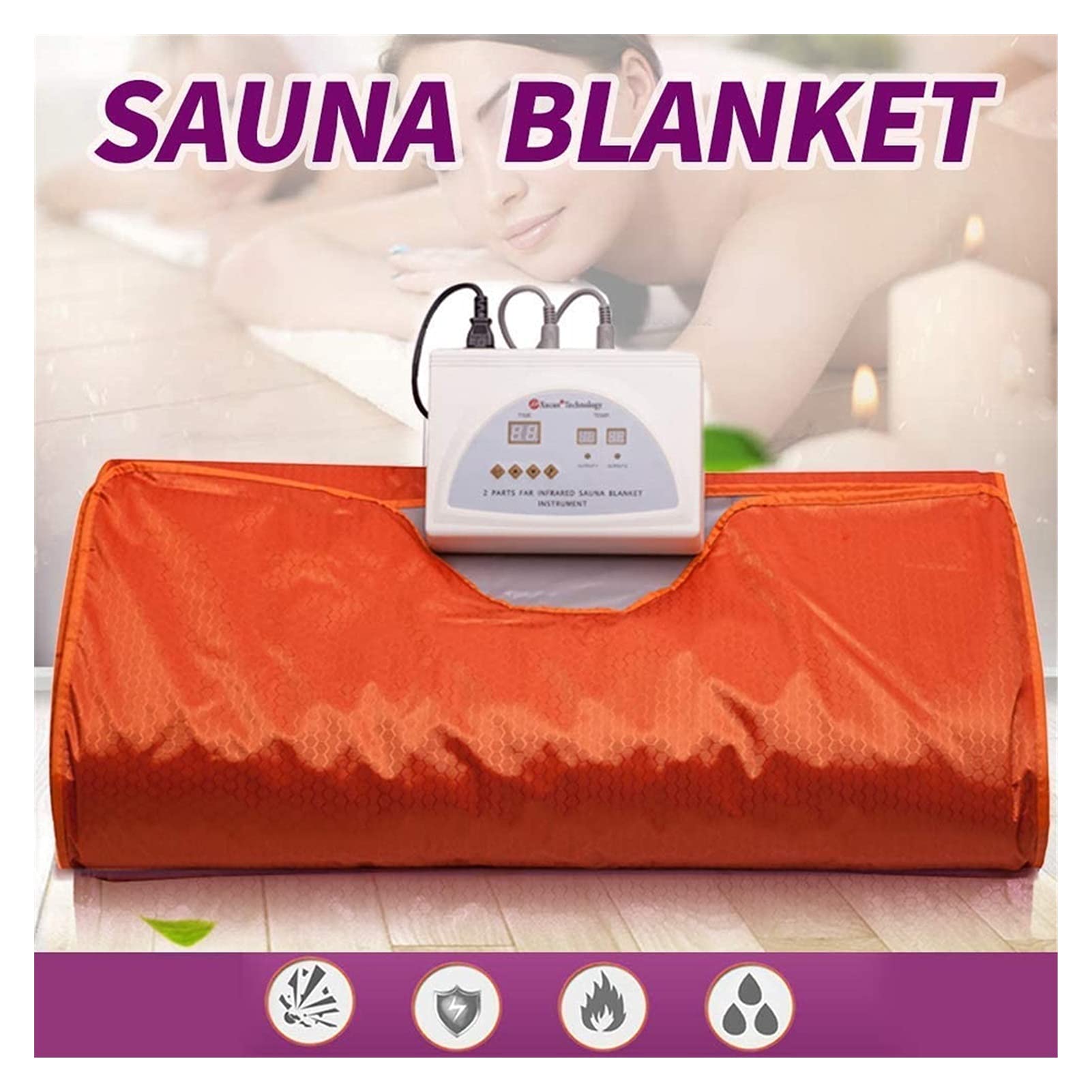 Perte de Poids 2 Sauna Contrôleur de Zone Sauna Minceur Couverture de désintoxication Professionnelle Anti-vieillissement