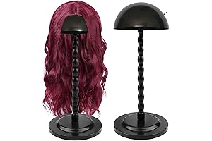 Professional Wig Styling Companion: 13.8" Wig Stand for Flawless Styling