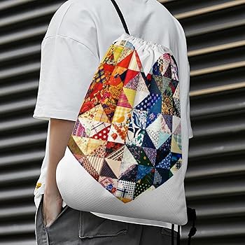 Amazon.co.jp: [Inaivu] カラフルなパッチワークキルト ハート