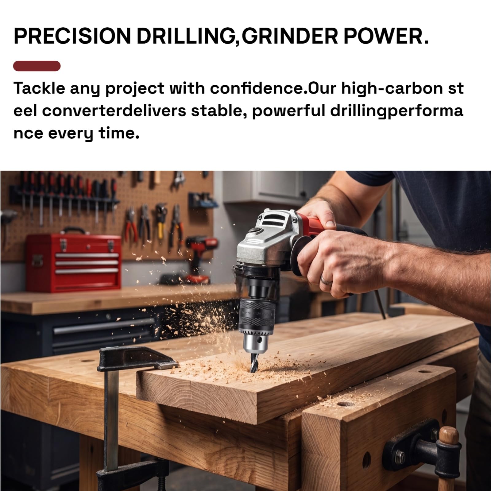 Angle Grinder to Drill Adapter - 5/8"-11 -4