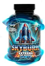 Skyburn Extreme Premium | Extreme Fat Burner with Nopal Nettle Rhodiola Cola & Zinc | Natural Caffeine, Vegetable Appetite Suppressant & Active Metabolism | Men & Women | Made in France