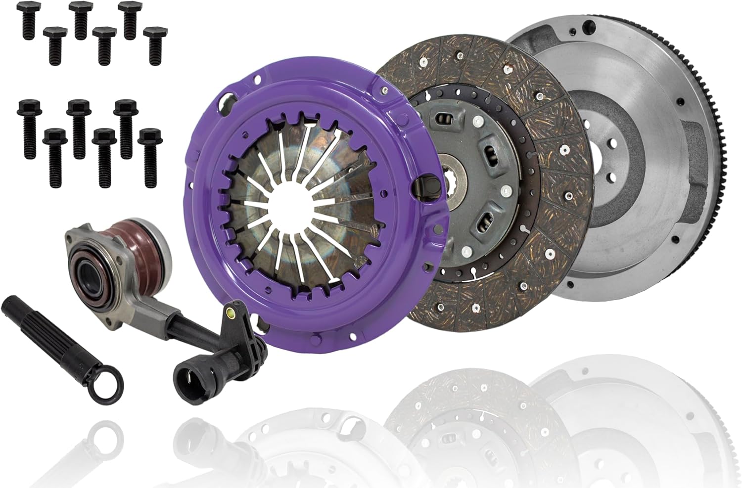 Clutch Kit Flywheel Stage 2 Compatible with 2005-2011 Chevy Cobalt LS LT LTZ SPORT 2.2L 2.4L l4 GAS DOHC