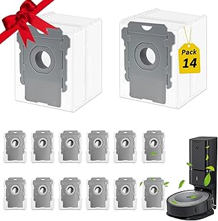 14 Pack Vacuum Bags Compatible for IRobot Roomba Bags i & s & j Series, Replacement Bags for IRobot Roomba i7 i7+, i3 i3+, i1+ j7 j7+ Plus (7550) i8+ s9+(9550), i4+ i6+ Automatic Dirt Disposal Bags
