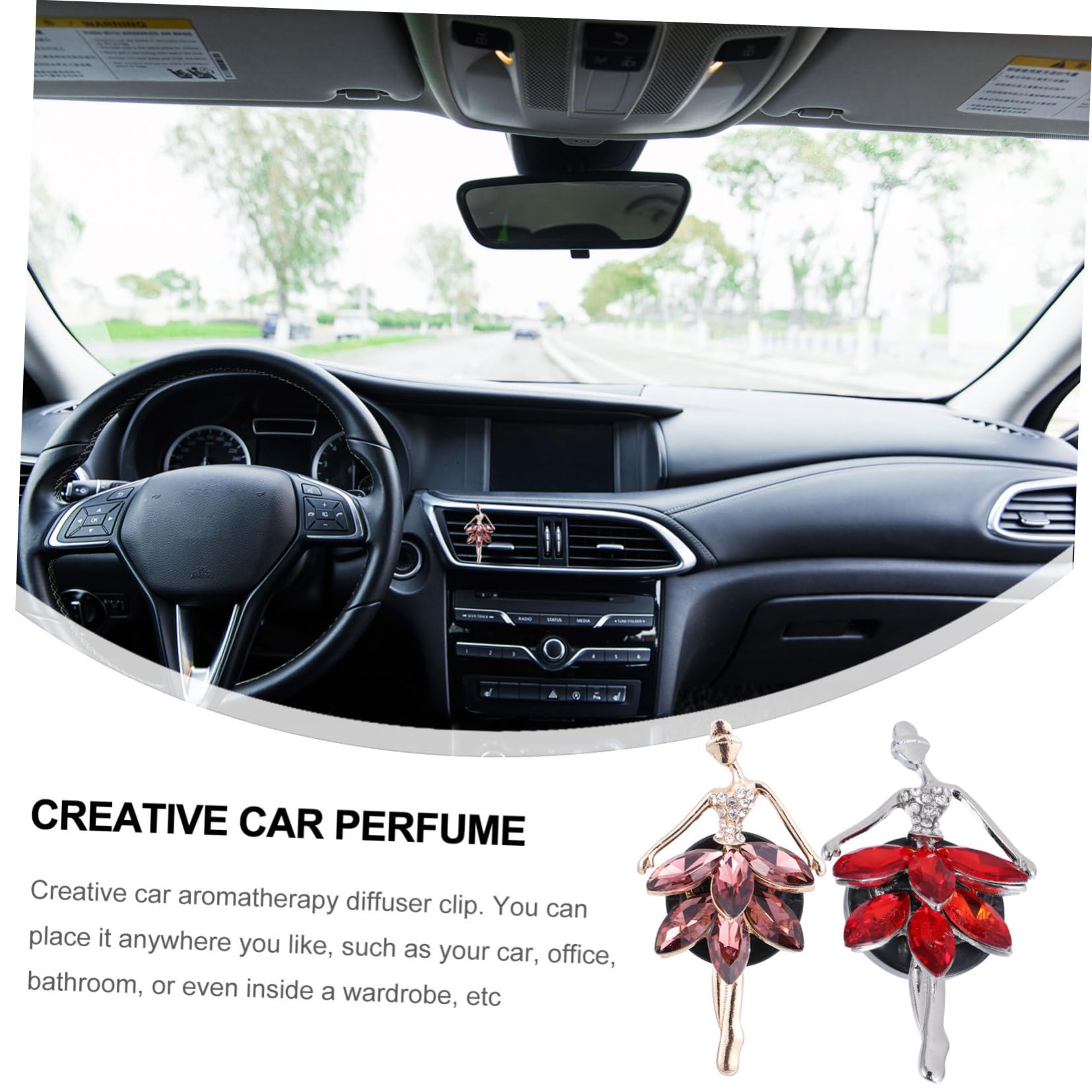 GLEAVI 3 Set Di Clip Per Auto Diffusore Di Profumo Per Auto Clip Per Diffusore Per Donne Nuovo Profumo 2 Pezzi * 3