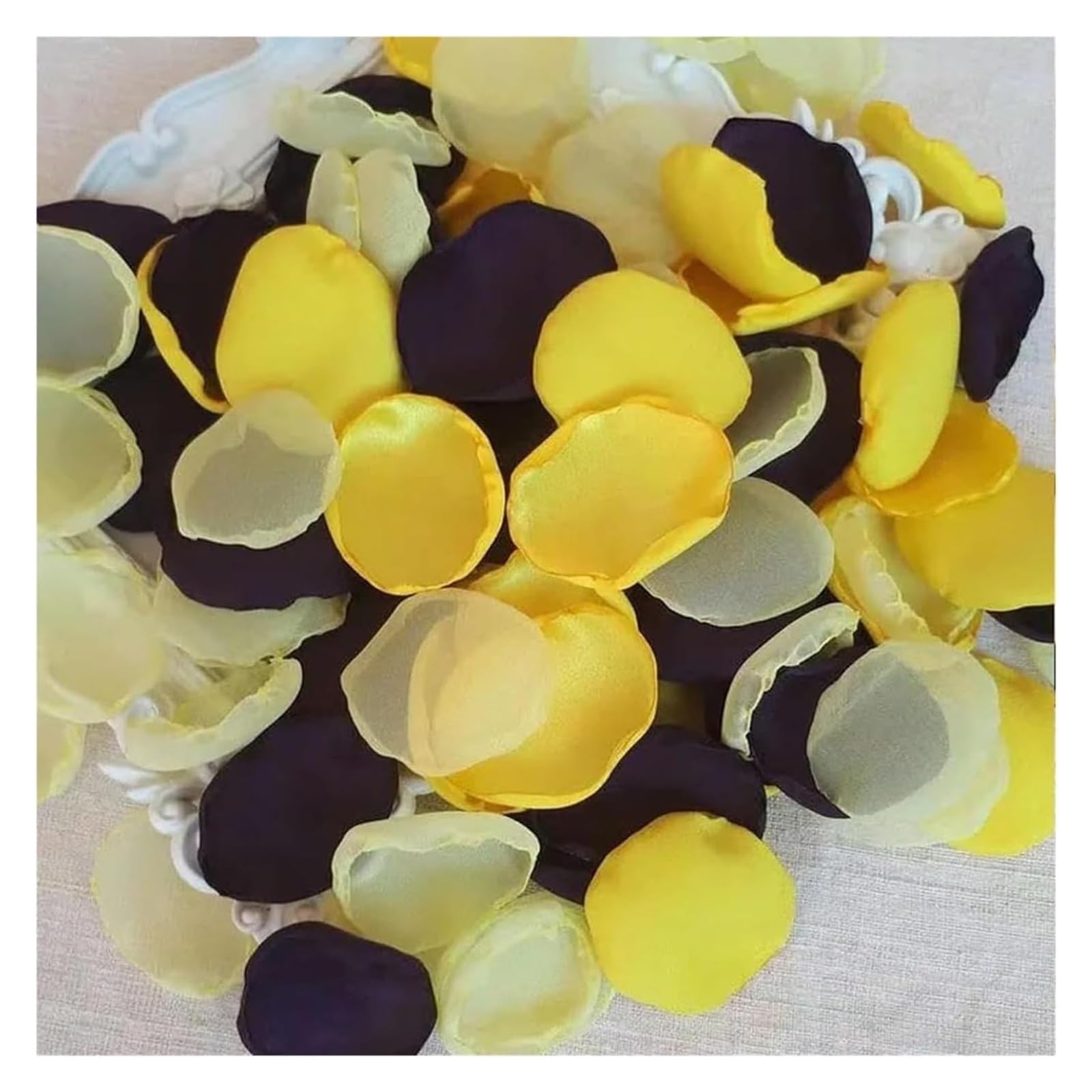 BPABDEITR Artificial Rose Petals 200 Pcs Multicolor Silk Satin(Mixed Color 01)