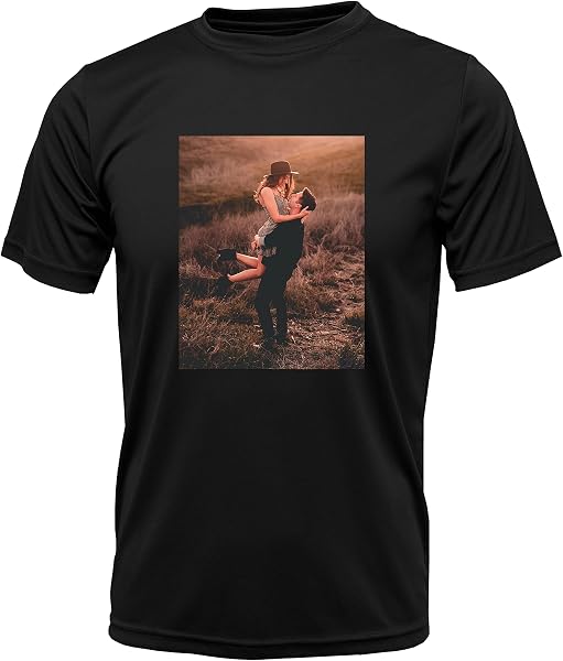 PB TECH Personalised Unisex Stag T-Shirt - Customised Image/Picture/Photo/Text - 5
