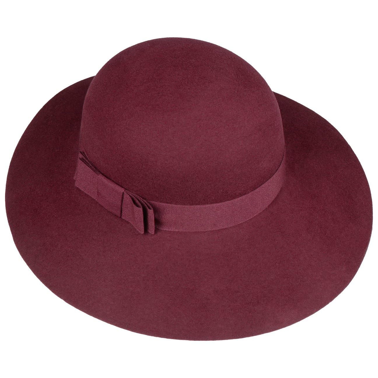 Lipodo Uni Schlapphut Damen Made in Italy 100% Wolle Knautschbar Gefilzt Breite Krempe Herbst Winter