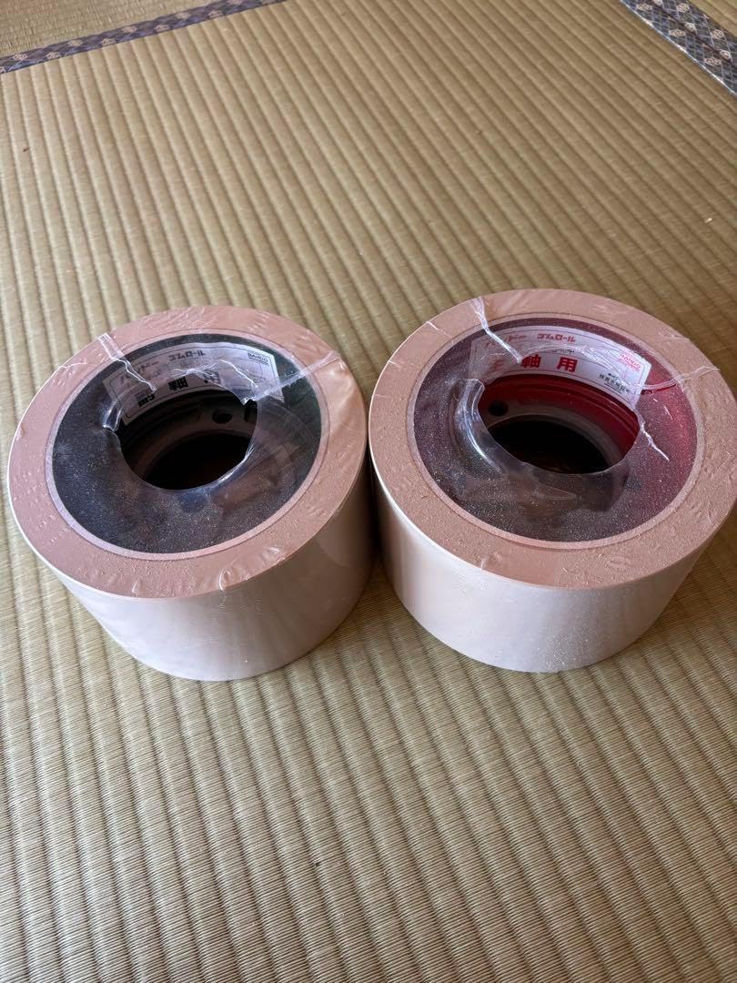 ゴム　ロール 40mm 主軸用 副軸用 2個セット　籾摺り用　4インチ　バンドー ゴム ロール 40mm 主軸用 副軸用 2個セット 籾摺り用 4インチ バンドー