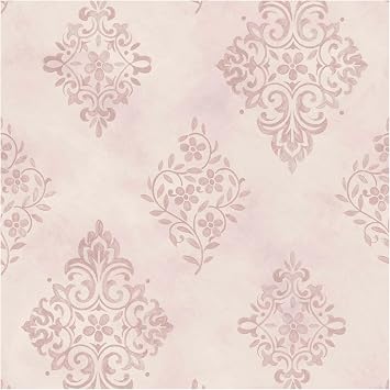 Graham & Brown Shabby Chic by Rachel Ashwell Diamond Motif Pink Wallpaper