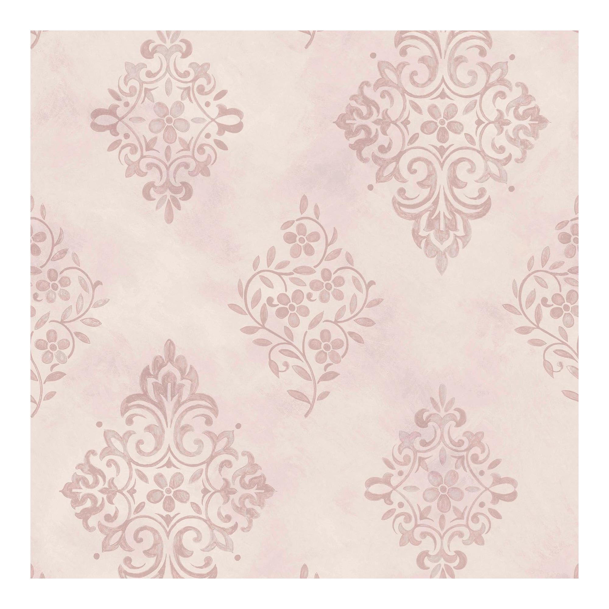 Diamond Motif Wallpaper - Pink - 1.0kg