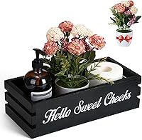 Vista 9 de Hello Sweet Cheeks Caja de decoración de baño, caja de decoración de baño VOOWO Nice Butt, divertido soporte de papel higiénico, caja de papel