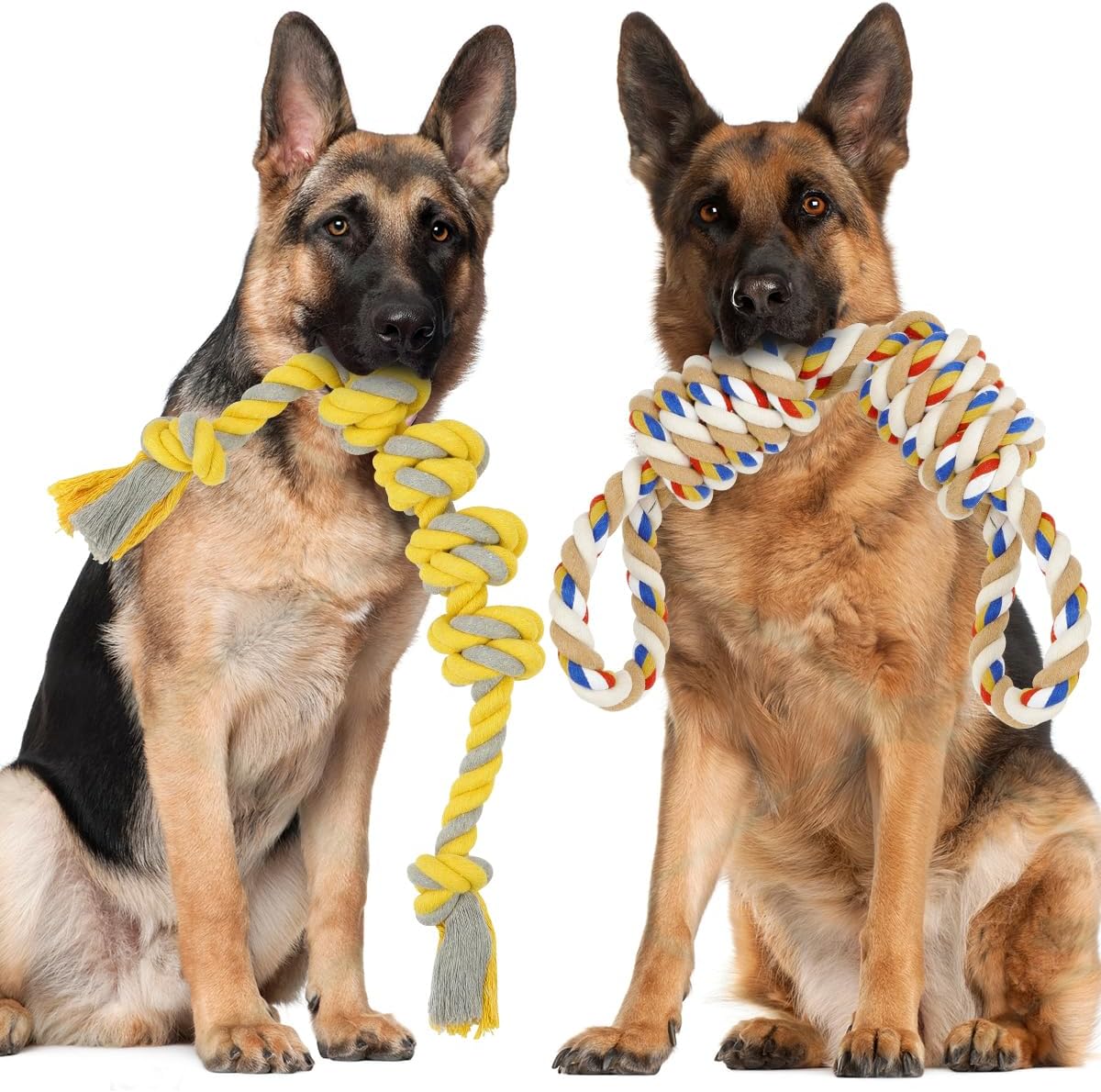 Nuts For Knots 16009 Figure of 8 Rope Dog Toy, Large,Multi : Amazon.co ...