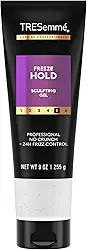TRESemmé Mega Control Gel de cabelo sem álcool para controle de frizz com óleo de coco, 255 g