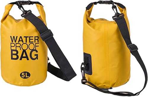 Miniatura 2 de Bolsa seca impermeable  Saco seco de PVC enrollable (2L, 5L, 10L 20L) para kayak, canotaje, rafting, camping y deportes acuáticos  Mantiene el