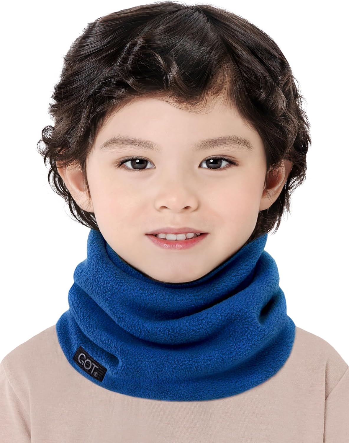 GOT Sports Kids Neck Warmer - Polar Fleece Ski Mask for Boys Girls - Double-Layer Scarf (Ages 3-6)