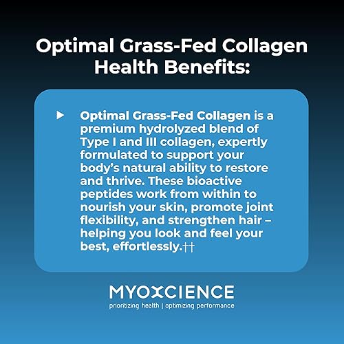 Miniatura 8 de MYOXCIENCE Polvo de colágeno alimentado con pasto óptimo Péptidos de colágeno bovino Apoya la producción de colágeno, la salud de las