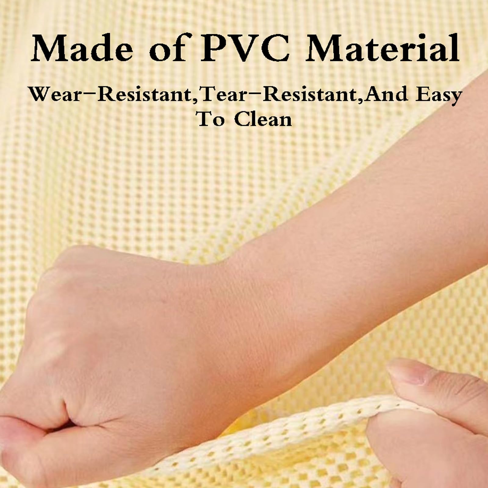 PVC Sottotappeto Antiscivolo,Sottopiede per Tappeti,Sottofondo Antiscivolo Tagliabile,Sottotappeto Antiscivolo per Parquet,Riutilizzabile,Lavabile,per Cassetti,Materasso,Divano,Casa