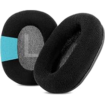 Upgrade Ear Pads Ear Cushions Replacement Compatible with OneOdio A70 A71 Bluetooth Headphone Black Velour Earpads
