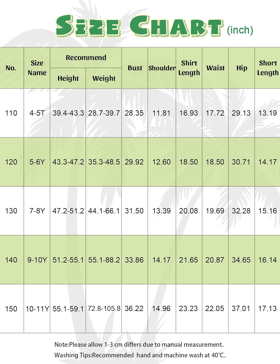 LecGee Boy's 2 Piece Outfits Hawaiian Shorts Sets Tropical Print Button Down Short Sleeve Shirt and Shorts - Image 7