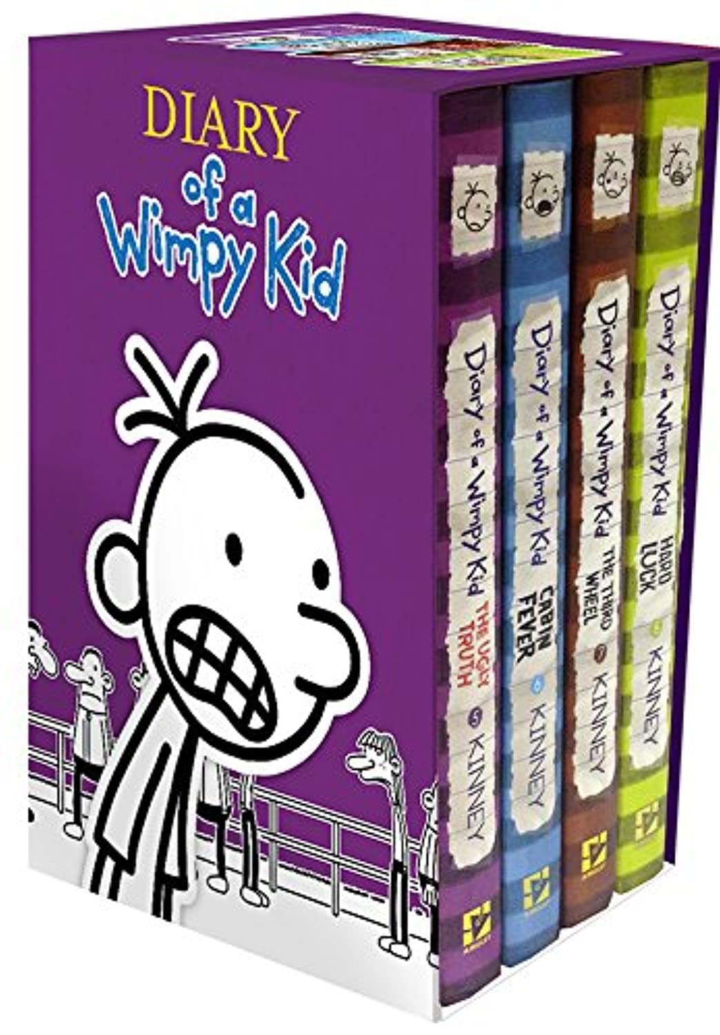 Diary of a wimpy kid box of books 5-8
