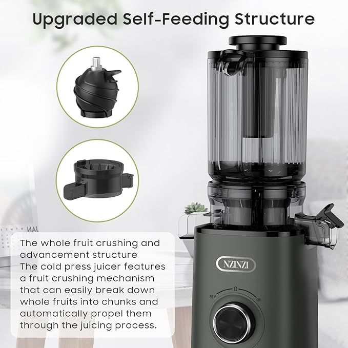 Extractor de Jugos Prensado Frío Boca Ancha 110V 150W miniatura 9