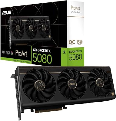 ASUS ProArt GeForce RTX™ 5080 OC Edition Graphics Card, NVID - best content creation gpus