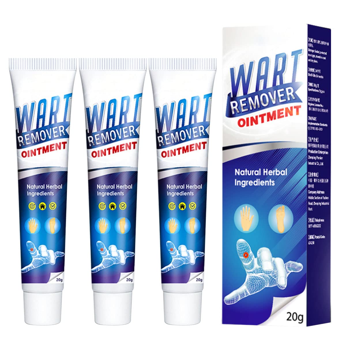 Wart Remover Ointment, Warts Off Instant Blemish Removal Cream, Wart Removal