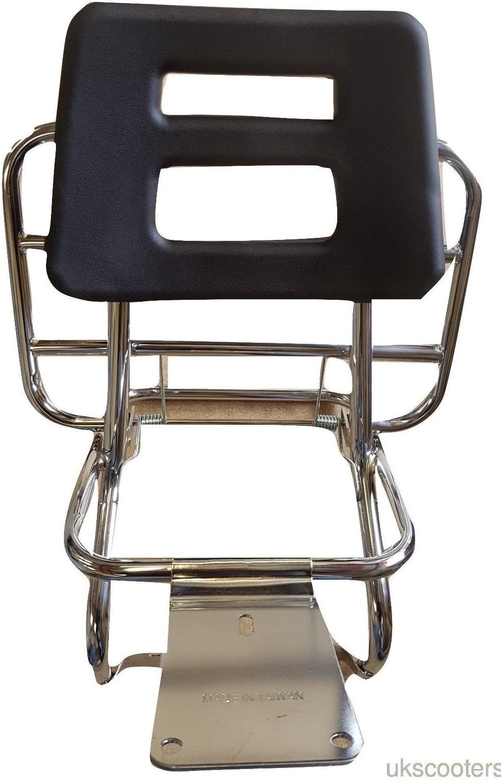 VESPA PX 125 150 200 LML 2T REAR LUGGAGE RACK BACKREST CHROME