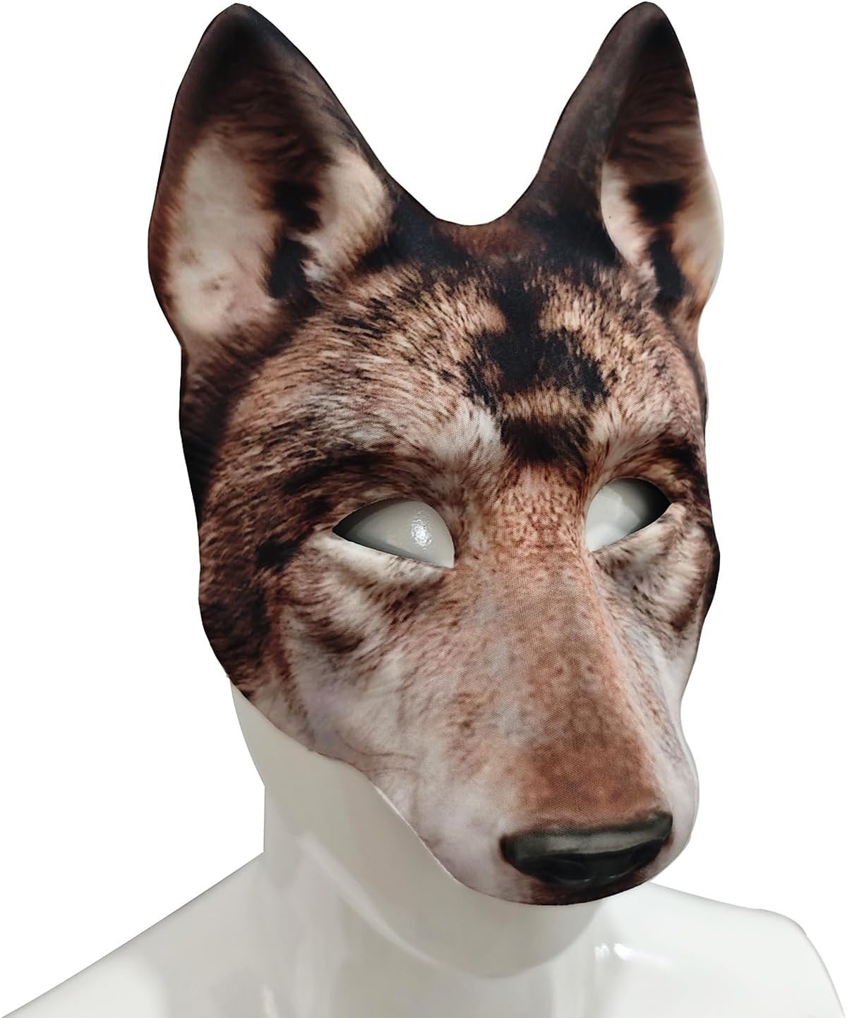 1Pcs Wolf Mask Halloween Half Face Wolf Mask for Halloween Christmas Carnival Cosplay Costume Accessories