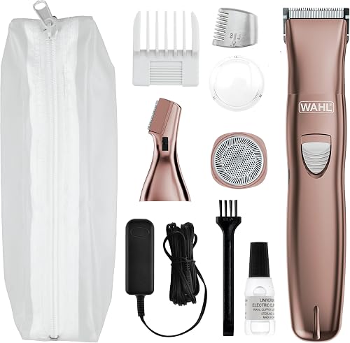 Wahl Rose Gold Cordless Hair Removal kit 9 Piece