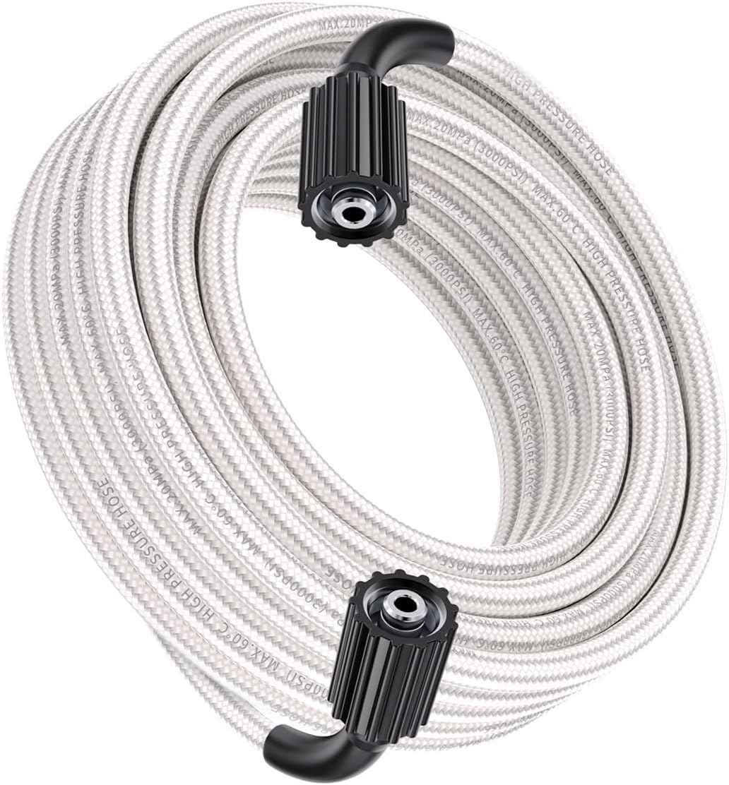 RY31HPH01 Flexible electric Pressure Washer Hose for Ryobi Power Washer Replacement Parts, Kink Resistant Power Pressure Washer Hose 35 FT x 1/4" (35 ft Pressure Washing Extension Hose)