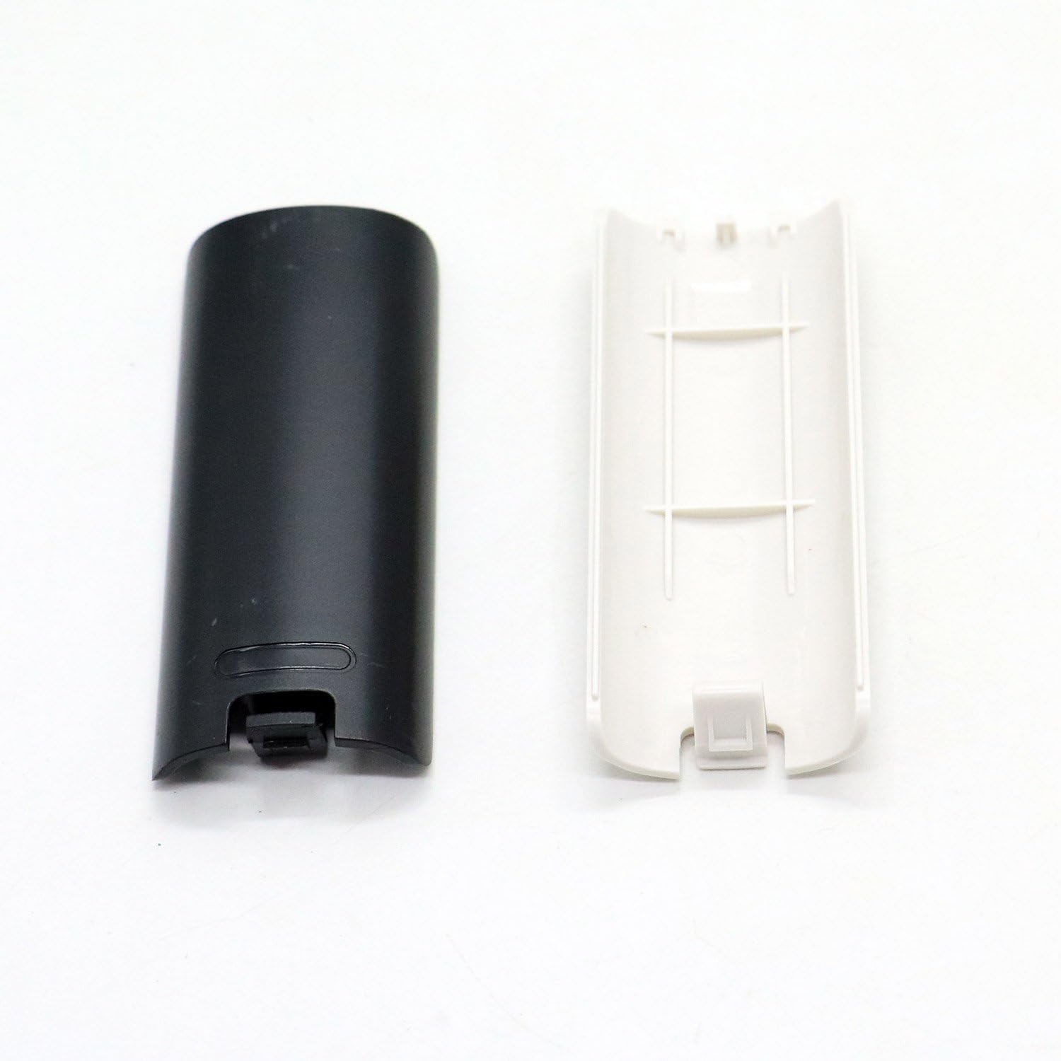 Replacement Battery Back Cover Case Door Sell Lid for Wii Remote Controller （Black and White）