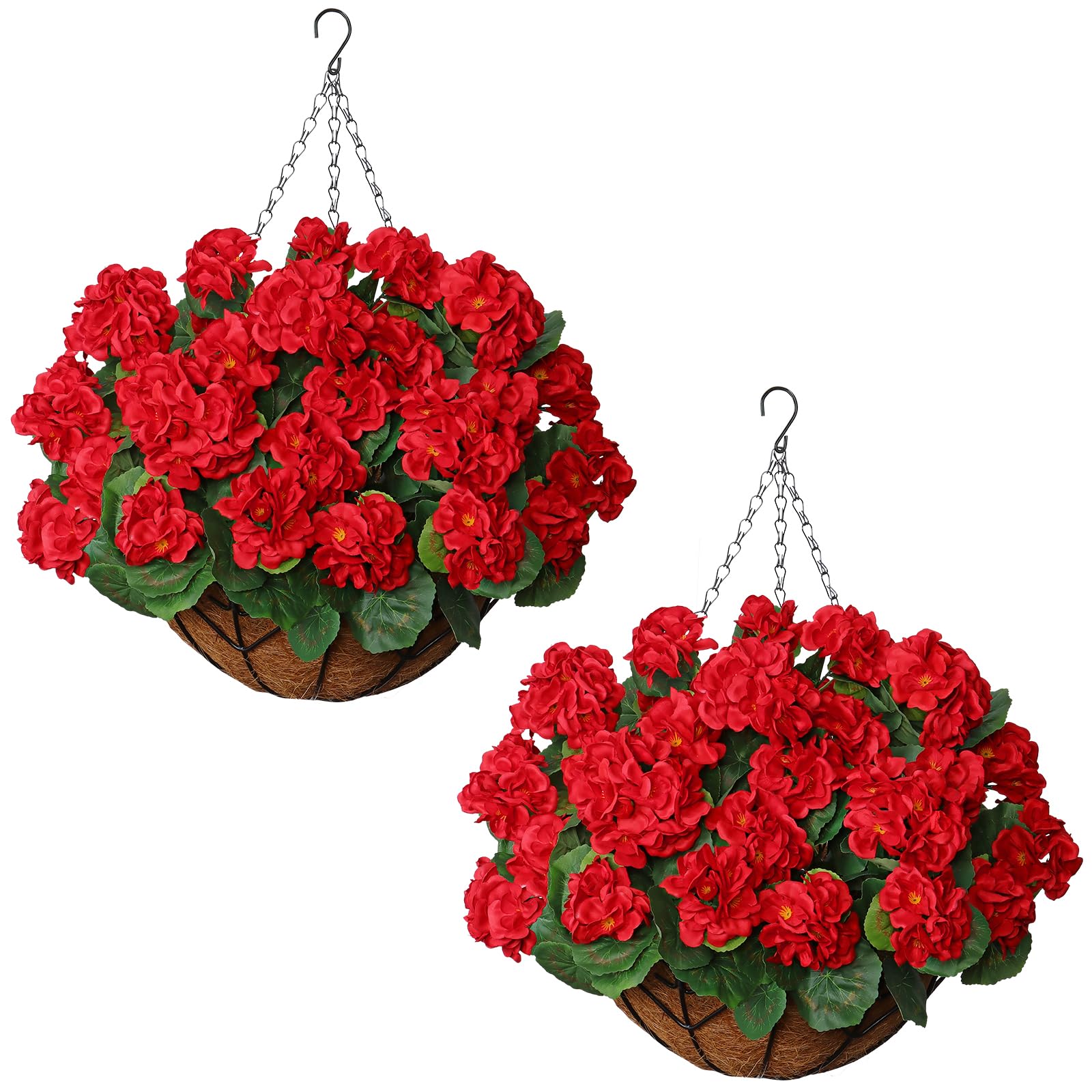 Fleurs de géraniums artificielles Weldomcor : oubliez l'arrosage sur votre balcon